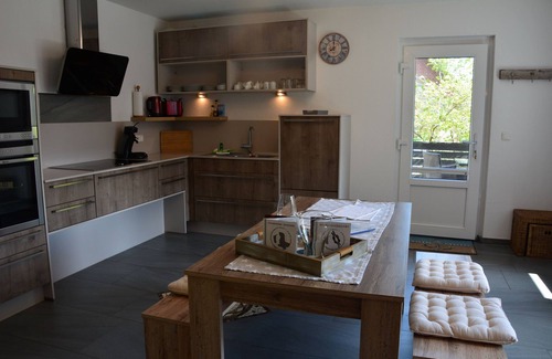 Steenodde Apartamento | Vacation apartment with terrace/beach chair on the edge of the dunes