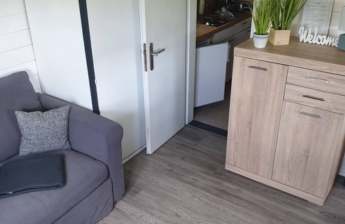 Wremen Cabina | Vacation home for 4 people at the campsite in Wremen