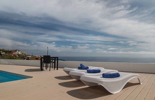 Estrela da Calheta Casa | Casa de vacaciones "Atlantic Luxury Veranda" con vistas al mar, piscina privada y Wi-Fi