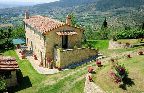 Cortona Casa | Casa de vacaciones en Cortona con 2 habitaciones, capacidad 4