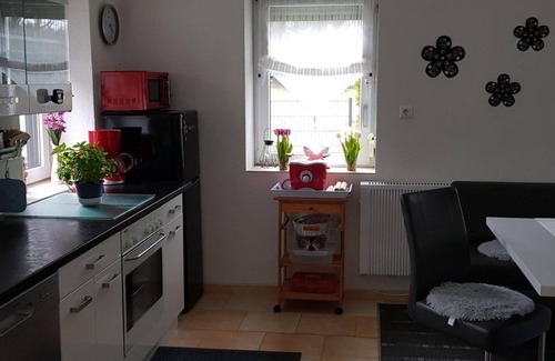Marienberg Apartamento | Vacation home Kühnhaide in the Erzgebirge - vacation home, shower, WC, 2 bedrooms