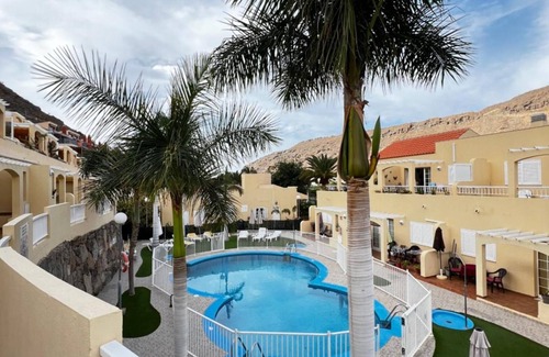 Lomo Quiebre Apartamento | Vacaciones 'Los Mangueros Beach 6 - Mogán' con vistas a la montaña, Wi-Fi y aire acondicionado