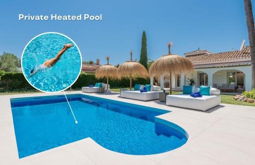 Nueva Andalucia Villa | VACATION MARBELLA I Villa Sirio, Golf-Front Villa, Private Heated Pool, Privacy, 10 min from Puerto Banus