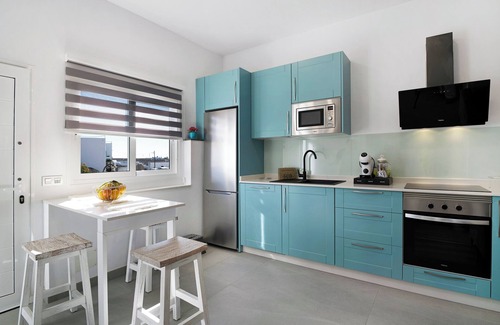 Playa Quemada Apartamento | Estudio de vacaciones 'Casa Mara 1' con vistas al mar, Wi-Fi y aire acondicionado