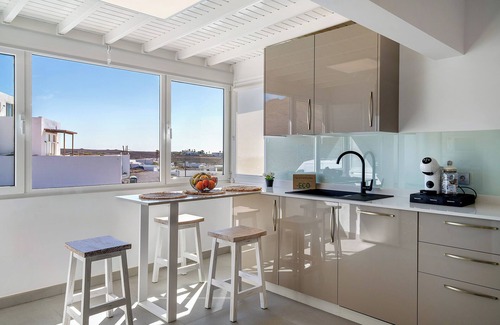 Playa Quemada Apartamento | Estudio de vacaciones 'Casa Mara 2' con vistas al mar, Wi-Fi y aire acondicionado