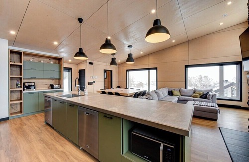 Saint Ferreol les Neiges Casa | VAIL 12 - Modern 5 bedroom chalet for 18 people with spa