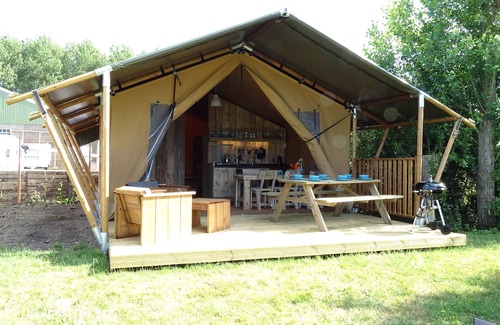 Kamperland Alquiler De RV | Vakantie in Kamperland, Safaritent Voor 6 Personen, Dichtbij Strand en zee