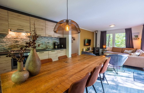 Municipality of Westerveld Chalet De Esquí | Vakantiepark De Wiltzangh - Fins Chalet Hottub 6