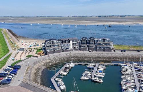 Sint-Annaland Apartamento | Vakantiewoning aan het strand - tuin en terras met haven- & zeezicht - Vista Maris - Nr 14