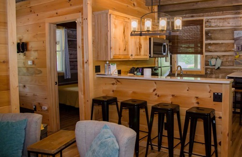 Cherry Creek Cabina | Valley View A and B - Rustic Log Cabin