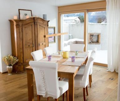 Grisons Apartamento | Valmala holiday flat for 5 people and a family dog with fenced garden