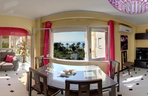 Algarrobo Apartamento | Apartamento en Valparaíso a 50 metros de la playa, piscinas, vistas al mar, tenis, terraza