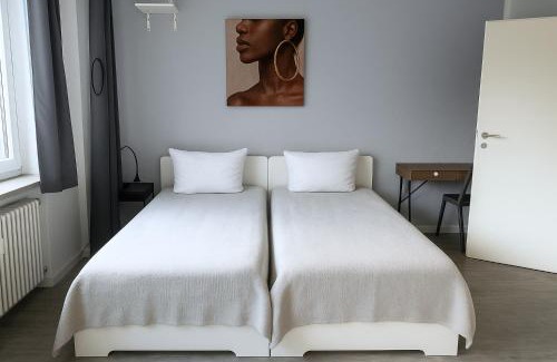 Altenessen Apartamento | VAZ Apartments Essen, Küche, WLAN, TV, Netflix, ca 15 Min Messe u HBf
