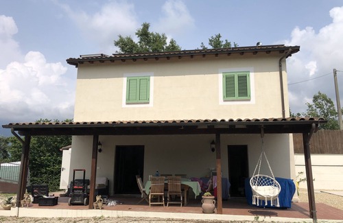 Rocca Santo Stefano Villa | Villa con terraza y piscina en el bosque cerca de lugares culturales y naturales