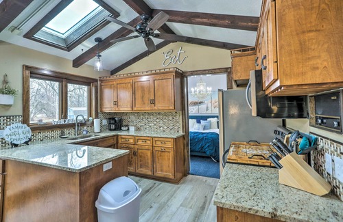 Vermilion Casa | Vermilion River Home w/ Hot Tub & Private Dock!