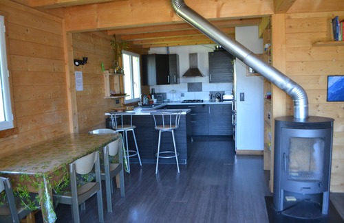 Saint-Andre-d'Embrun Chalet De Esquí | Very comfortable Gîte de France chalet. Sunny terrace, panoramic view.