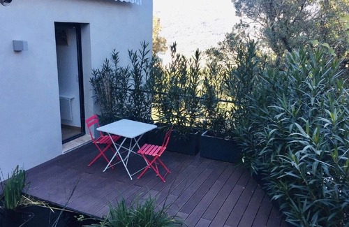 Viggianello Apartamento | Muy lindo estudio con vista al Golfo de Valinco