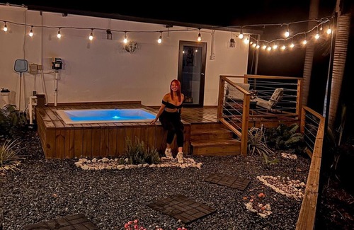 Jaguey Casa | Vibra Del Campo with a hot tub