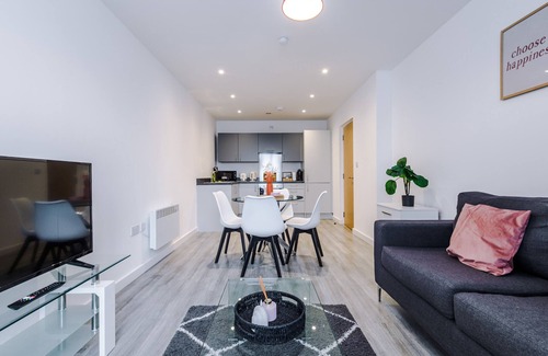 Wigan Apartamento | Apartamento-Baño Privado-2-Bed