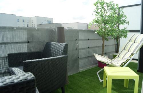 Reims Apartamento | Victoria-T2-41m2-Balcon, wifi, linge, produits, ménage inclus