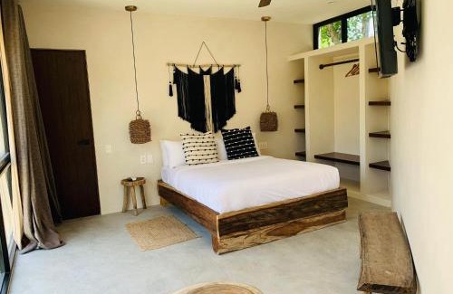 Centro de la ciudad de Tulum Apartamento | Vida Boho Apart 17 with special fee to access Hotel Bardo