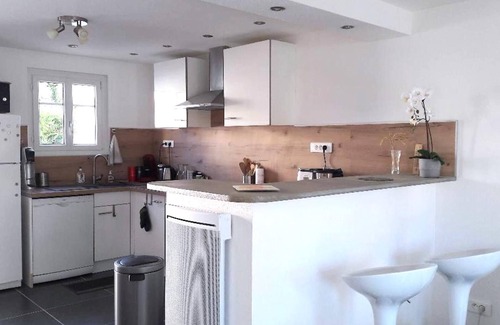 Saint-Pierre-la-Mer Villa | Villa 6 personas, 3 dormitorios, 2 terrazas, solarium, 200m playa, mar en calma