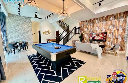 Malacca City Casa | Villa 20Pax4B3B PrivatePool/Karaok/Pooltable/BBQ