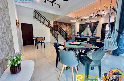 Malacca City Casa | Villa 20Pax4B3B PrivatePool/Karaok/Pooltable/BBQ
