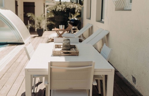 Mimizan Villa | Villa 4* MIMIZAN/HEATED SWIMMING POOL /WIFI/BEACHES 5min away /CLIM /WELCOME WILDLIFE