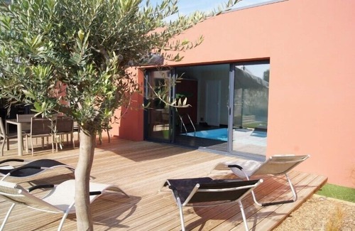 Plouescat Villa | 4 * villa de lujo / Piscina cubierta privada 29 ° / 100m playa de mar / Jardín amurallado