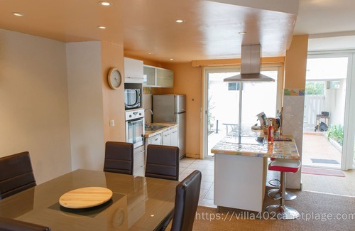 La Cote Radieuse Villa | La 402 - Muy agradable casa de 3 estrellas, 6 pers. con garaje, playa 150m.