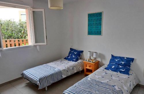Saint-Pierre-la-Mer Apartamento | Villa 6 personnes dans résidence calme, grande terrasse, 5 mn de la plage