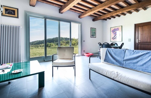 Montelaguardia Villa | Villa "en los picos", un maravilloso lugar sobre las colinas cerca de Perugia