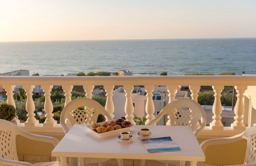 Sfakaki Villa | Villa Apollon Creta II con increíble mar, vista a la ciudad