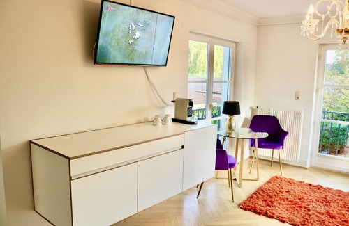 Region Hannover District Villa | Villa am Steinhuder Meer -DZ-Azur- con pantalón. Cocina, jardin, wifi