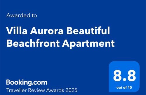 Zona Hotelera Apartamento | Villa Aurora Beautiful Beachfront Apartment