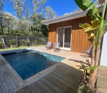 Cazaux Casa | Villa avec piscine proche du lac