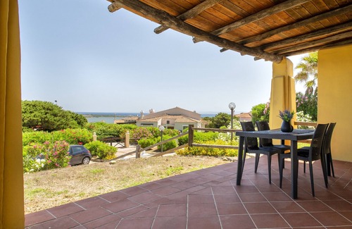 Punta De Su Turrione Villa | Villa "Azzurra" con vistas al mar, piscina y jardín