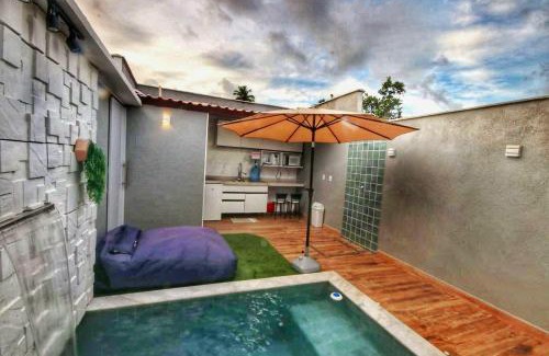 Barreira do Boqueirao Casa | Villa Beija-Flor2: Suíte alexa e piscina privativa