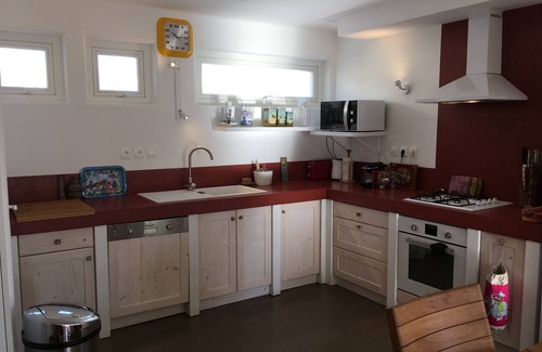 Narbonne-Plage Casa | Villa Blanca, 9pers., Familias, amigos, vista al mar, a 30 m de la playa, tranquilidad