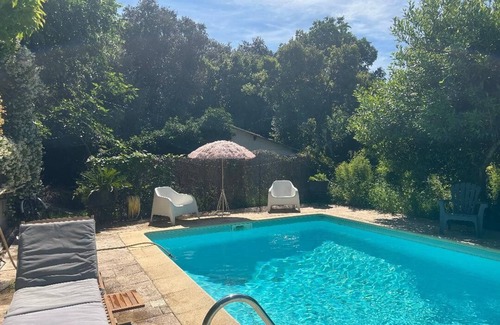 Caremeau Casa | Villa Bohème Pierre Blanche: Oasis of Peace and Escape by the pool.