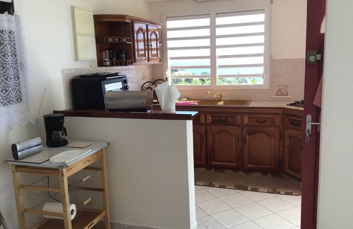 Vieux-Fort Apartamento | Villa de fondo "KARMELGAB" 82m2 con vistas a los Saintes