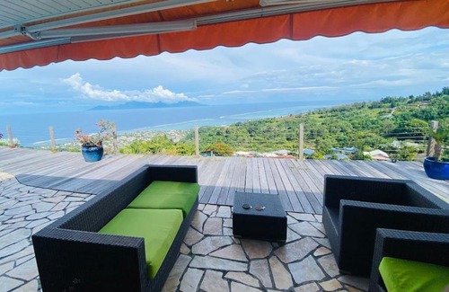 Punaauia Villa | Villa Bounty - amazing ocean view