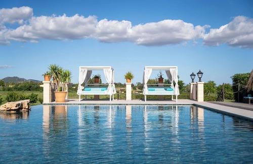 Santa Maria del Cami Villa | Villa 'Cas Metge Matas' con piscina privada, Wi-Fi y aire acondicionado