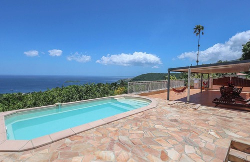 Bouillante Villa | Villa CAFÉIÈRE : Swimming pool, 9 guests, sea view, Bouillante