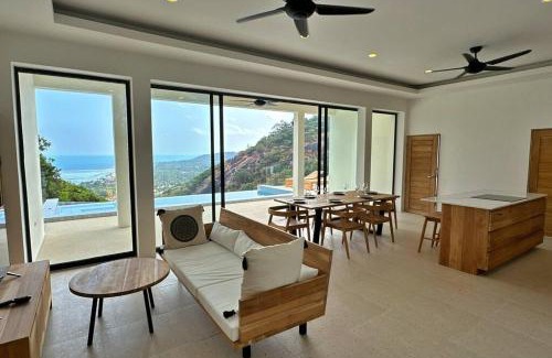 Maret Villa | Villa Capri piscine jacuzzi vue mer
