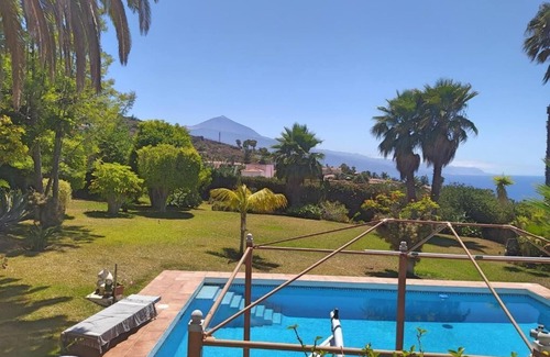 Sauzal Villa | Villa con piscina privada, un maravilloso jardín y asombrosas vistas al océano.