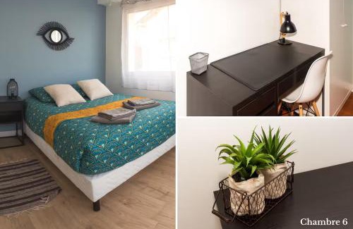 Cholet Casa | VILLA CITY GARDEN - Maison Spacieuse et Jardin - Proche Centre ville