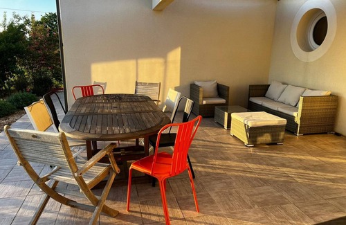 Pontours Casa | Villa Couché de Soleil Avec Piscine Privée