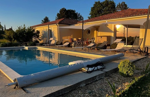 Pontours Casa | Villa Couché de Soleil Avec Piscine Privée